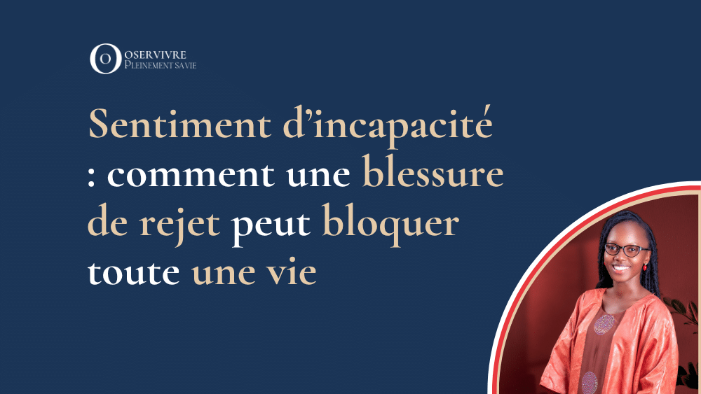sentiment d'incapacité
